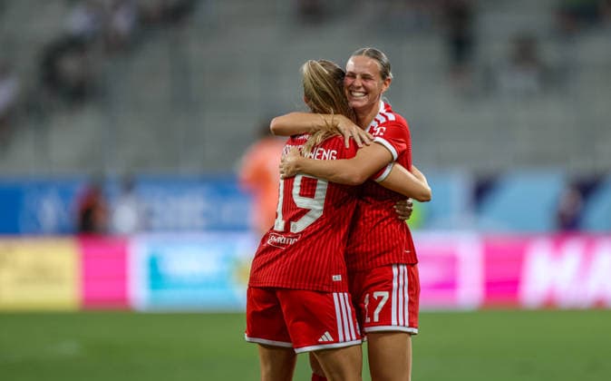 GER, Ingolstadt, Bayern München vs VfL Wolfsburg, DFB, Google Pixel Supercup der Frauen, Fussball, Spielzeit 2026 2027, Audi-Sportpark, Finale im Bild: Klara Bühl (FC Bayern München Frauen 17), Tor, Jubel und Freude, Emotionen DFB DFL REGULATIONS PROHIBIT ANY USE OF PHOTOGRAPHS AS IMAGE SEQUENCES AND OR QUASI-VIDEO, 15.08.2026 *** GER, Ingolstadt, Bayern Munich vs. VfL Wolfsburg, DFB, Google Pixel Women s Super Cup, Soccer, 2026–2027 Season, Audi Sportpark, Final Photo: Klara Bühl, FC Bayern Munich Women s U-17, Goal, Celebration and Joy, Emotions DFB DFL REGULATIONS PROHIBIT ANY USE OF PHOTOGRAPHS AS IMAGE SEQUENCES AND OR QUASI-VIDEO, August 15, 2026 Copyright: HMBxMedia HendrikxHamelau