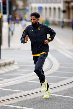 BIRMINGHAM, GREAT BRITAIN - AUGUST 16, 2026 : Amanal PETROS (GER Germany) competing in the marathon during the European Athletics Championships at Alexander Stadium on August 16, 2026 in Birmingham, Great Britain. Great Britain Copyright: xLeahxKohringx