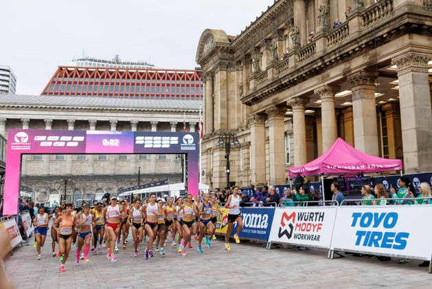 BIRMINGHAM, GREAT BRITAIN - AUGUST 16, 2026: Fabienne KÖNIGSTEIN (GER Germany) competing during the European Athletics Championships at Victoria Square on August 16, 2026 in Birmingham, Great Britain. Great Britain Copyright: xAxelxKohringx