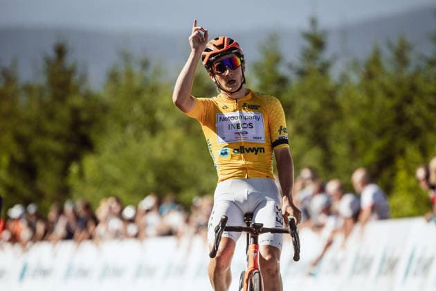 Czech Tour 2026, stage 3, Road cycling, Rad, Radsport, Strasse Andrew August (Netcompany INEOS) wins, on August 15, 2026, Dlouhe strane, Czechia. (CTKxPhoto JanxBrychta) CTKPhotoF202608150016001  CTKPhotoF202608150016001