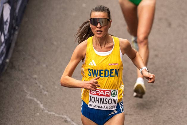 260816 Carolina Johnson of Sweden of Sweden competes in women™s marathon during day 7 of the 2026 European Athletics Championships on August 16, 2026 in Birmingham. Photo: Mathias Bergeld BILDBYRAN kod MB MT1072 friidrott athletics friidrett friidrotts-em em friidretts-em 2026 european athletics championships 7 bbeng sverige maraton marathon *** August 16, 2026: Carolina Johnson of Sweden competes in the women’s marathon on Day 7 of the 2026 European Athletics Championships on August 16, 2026 in Birmingham. Photo by Mathias Bergeld, BILDBYRAN, code MB MT1072. track and field, athletics, friidrett, friidrotts EM, 2026 European Athletics Championships, Day 7, Sweden, marathon  Copyright: MATHIASxBERGELD BB260816MB001