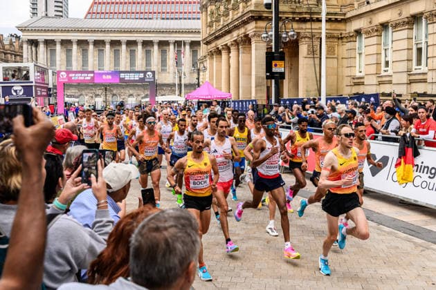 260816 Suldan Hassan of Sweden competes in men s marathon during day 7 of the 2026 European Athletics Championships on August 16, 2026 in Birmingham. Photo: Mathias Bergeld BILDBYRAN kod MB MT1072 friidrott athletics friidrett friidrotts-em em friidretts-em 2026 european athletics championships 7 bbeng sverige maraton marathon *** August 16, 2026: Suldan Hassan of Sweden competes in the men’s marathon on Day 7 of the 2026 European Athletics Championships on August 16, 2026 in Birmingham. Photo by Mathias Bergeld, BILDBYRAN, code MB MT1072. track and field, athletics, friidrett, friidrotts EM, 2026 European Athletics Championships, Day 7, Sweden, marathon  Copyright: MATHIASxBERGELD BB260816MB011