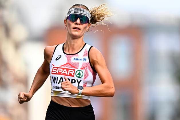 European Athletics Championships Birmingham 2026 - day 7 BIRMINGHAM, ENGLAND - AUGUST 16 : Warpy Victoria (BEL) in action during the marathon on day 7 of the Birmingham 2026 European Athletics Championships on August 16, 2026 in Birmingham, England, 16 08 2026 Birmingham ENGLAND  Copyright: xTomasxSiskx