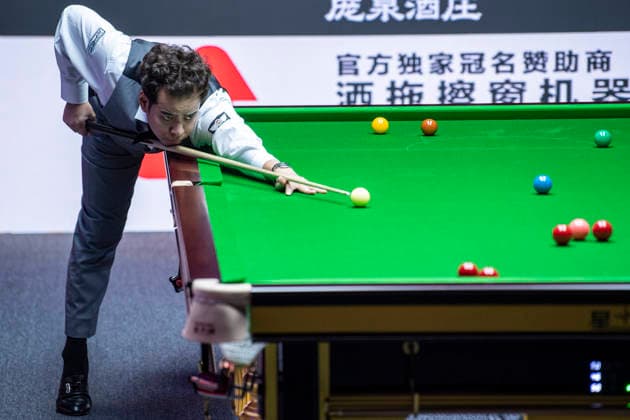 (260816) -- TAIYUAN, Aug. 16, 2026 -- Noppon Saengkham of Thailand competes during the final match between Mark Selby of England and Noppon Saengkham of Thailand at China Open 2026 snooker tournament in Taiyuan, north China s Shanxi Province, Aug. 16, 2026. ) (SP)CHINA-TAIYUAN-SNOOKER-CHINA OPEN-FINAL (CN) CaoxYang 