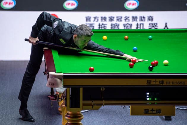 (260816) -- TAIYUAN, Aug. 16, 2026 -- Mark Selby of England competes during the final match between Mark Selby of England and Noppon Saengkham of Thailand at China Open 2026 snooker tournament in Taiyuan, north China s Shanxi Province, Aug. 16, 2026. ) (SP)CHINA-TAIYUAN-SNOOKER-CHINA OPEN-FINAL (CN) CaoxYang 