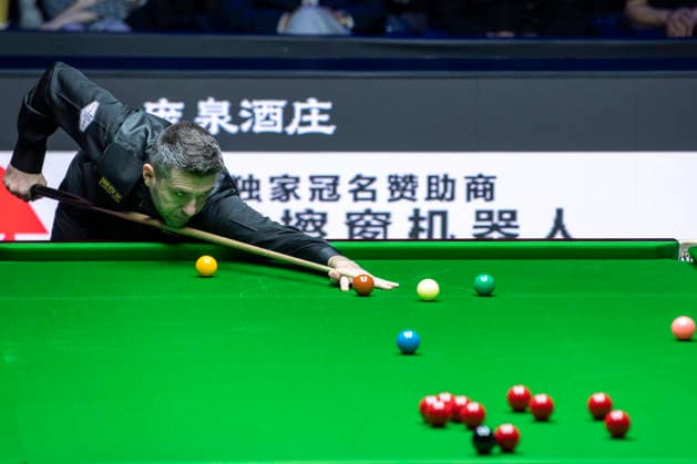 (260816) -- TAIYUAN, Aug. 16, 2026 -- Mark Selby of England competes during the final match between Mark Selby of England and Noppon Saengkham of Thailand at China Open 2026 snooker tournament in Taiyuan, north China s Shanxi Province, Aug. 16, 2026. ) (SP)CHINA-TAIYUAN-SNOOKER-CHINA OPEN-FINAL (CN) CaoxYang 