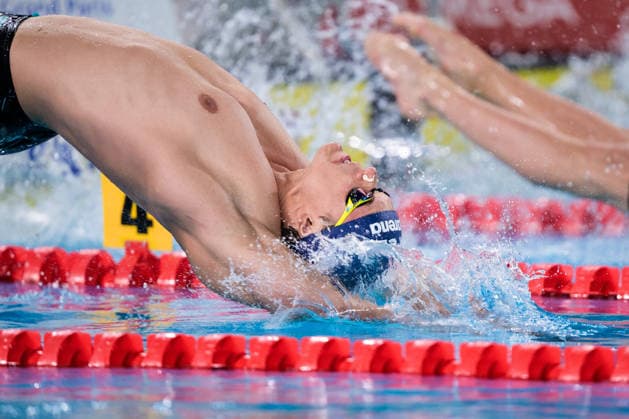 260816 Vidar Carlbaum of Sweden competes in men™s 4x100 meters medley swimming relay heats during day 17 of the 2026 European Aquatics Championships on August 16, 2026 in Saint-Denis. Photo: Joel Marklund BILDBYRAN kod JM JM0845 bbeng simning swimming svomming 2026 european aquatics championships em Sverige Sweden *** August 16, 2026: Vidar Carlbaum of Sweden competes in the men’s 4x100-meter medley swimming relay heats during Day 17 of the 2026 European Aquatics Championships on August 16, 2026 in Saint-Denis. Photo by Joel Marklund, BILDBYRAN. Code: JM JM0845 bbeng swimming 2026 European Aquatics Championships EM Sweden  Copyright: JOELxMARKLUND BB260816JM029