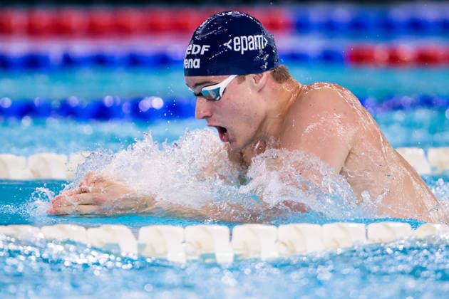 260816 Oliver Munn of Sweden competes in men™s 4x100 meters medley swimming relay heats during day 17 of the 2026 European Aquatics Championships on August 16, 2026 in Saint-Denis. Photo: Joel Marklund BILDBYRAN kod JM JM0845 bbeng simning swimming svomming 2026 european aquatics championships em Sverige Sweden *** August 16, 2026: Oliver Munn of Sweden competes in the men’s 4x100-meter medley swimming relay heats during Day 17 of the 2026 European Aquatics Championships on August 16, 2026 in Saint-Denis. Photo by Joel Marklund, BILDBYRAN, code JM JM0845 bbeng swimming 2026 European Aquatics Championships EM Sweden  Copyright: JOELxMARKLUND BB260816JM030