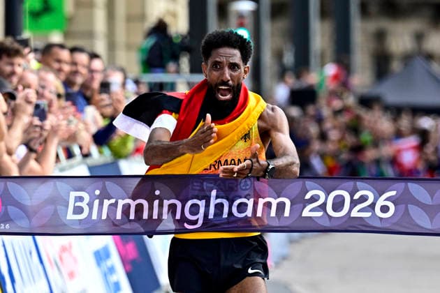 Amanal PETROS (Germany, Hannover 96, MARATHON Men) GBR, European Athletics Championships, Athletics, 16.08.2026, GBR, European Athletics Championships, Athletics, 16.08.2026, Birmingham *** Amanal PETROS Germany, Hannover 96, MARATHON Men GBR, European Athletics Championships, Track and Field, August 16, 2026, GBR, European Athletics Championships, Track and Field, August 16, 2026, Birmingham Copyright: xEibnerxPressefoto JanxPapenfussx EP_JPS