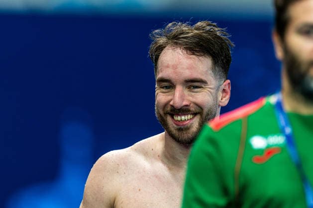 SWIMMING - EAC 2026 PARIS,FRANCE,16.AUG.26 - SWIMMING - European Aquatics Championships Paris 2026, 50m freestyle, men. Image shows Andreas Onea (AUT).  GEPAxpictures xPhilippxBrem