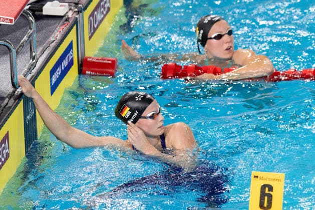 European Aquatics Championships Swimming Day 7 Maya Werner, Isabel Gose during European Aquatics Championships Swimming Day 7 in Paris, France, on August 16, 2026 Paris France  Copyright: xFotoxOlimpikx originalFilename:jastrzebowski-european260816_np6iS.jpg