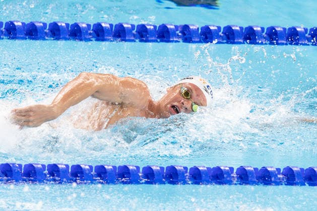 European Aquatics Championships Swimming Day 7 Leon Marchand during European Aquatics Championships Swimming Day 7 in Paris, France, on August 16, 2026 Paris France  Copyright: xFotoxOlimpikx originalFilename:jastrzebowski-european260816_npYbL.jpg