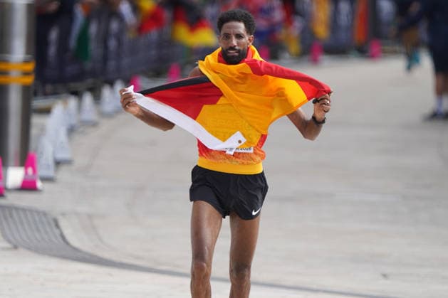Birmingham , Leichtathletik, Athletics, Track and Field, EAA, Leichtathletik EM Birmingham 2026 European Championships birmingham 2026 , 10.08-16.08.2026, Alexander Stadium Birmingham, Grossbritannien , Marathon Männer , Marathon Men Final, Amanal Petros, Deutschland, Germany GER Copyright Gladys Chai von der Laage *** Birmingham, Track and Field, Athletics, EAA, 2026 European Athletics Championships in Birmingham, August 10–16, 2026, Alexander Stadium, Birmingham, United Kingdom, Men’s Marathon, Men’s Marathon Final, Amanal Petros, Germany, GER Copyright Gladys Chai von der Laage