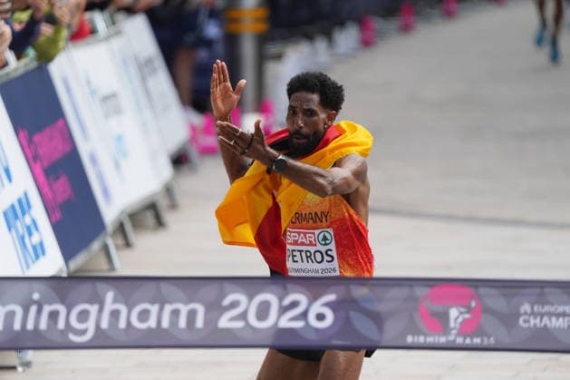 Birmingham , Leichtathletik, Athletics, Track and Field, EAA, Leichtathletik EM Birmingham 2026 European Championships birmingham 2026 , 10.08-16.08.2026, Alexander Stadium Birmingham, Grossbritannien , Marathon Männer , Marathon Men Final, Amanal Petros, Deutschland, Germany GER Copyright Gladys Chai von der Laage *** Birmingham, Track and Field, Athletics, EAA, 2026 European Athletics Championships in Birmingham, August 10–16, 2026, Alexander Stadium, Birmingham, United Kingdom, Men’s Marathon, Men’s Marathon Final, Amanal Petros, Germany, GER Copyright Gladys Chai von der Laage