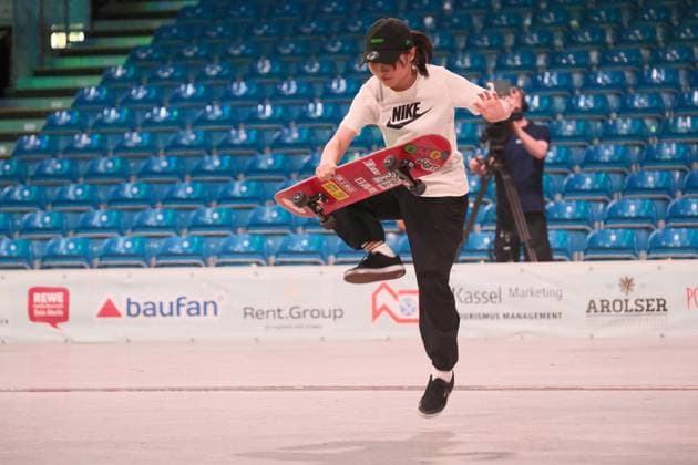 15.078.2026 xkhx Kassel World Freestyle 2026 Skateboarding Championships - Women Pro Qualifiers Bild zeigt Mei Tanikoshi from Japan - *** 15 078 2026 xkhx Kassel World Freestyle 2026 Skateboarding Championships Women s Pro Qualifiers. The photo shows Mei Tanikoshi from Japan.