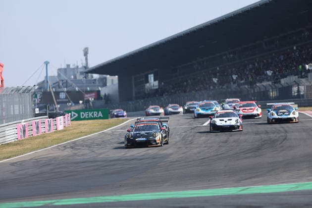 Nürburg, Deutschland 15.- 16. August 2026: Porsche Sixt Carrera Cup Deutschland - 2026 - Nürburgring - Sonntag Rennen 2 Im Bild: Chester Kieffer (LUX 11) führt das Feld an Nürburgring Rheinland-Pfalz *** Nürburg, Germany, August 15–16, 2026 Porsche Sixt Carrera Cup Germany 2026 Nürburgring Sunday Race 2 Pictured: Chester Kieffer (LUX 11) leads the field at the Nürburgring, Rhineland-Palatinate Copyright: xFotostandx xFWMEDIAx