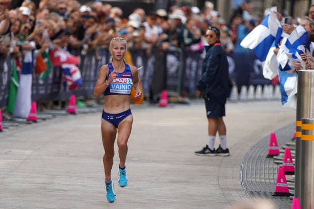 Birmingham , Leichtathletik, Athletics, Track and Field, EAA, Leichtathletik EM Birmingham 2026 European Championships birmingham 2026 , 10.08-16.08.2026, Alexander Stadium Birmingham, Grossbritannien , Marathon Frauen , Marathon Women Final, Elisa Vainio Finland FIN Copyright Gladys Chai von der Laage *** Birmingham, Track and Field, Athletics, EAA, 2026 European Athletics Championships in Birmingham, August 10–16, 2026, Alexander Stadium, Birmingham, Great Britain, Women’s Marathon, Women’s Marathon Final, Elisa Vainio (Finland, FIN). Copyright Gladys Chai von der Laage