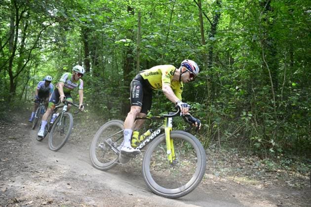 Belgian Gravel Championships 2026 GROBBENDONK, BELGIUM - AUGUST 16: pictured during the 2026 Belgian Gravel Championships on August 16, 2026 in Grobbendonk, Belgium, 16 08 2026 Grobbendonk Belgium  Copyright: xJanxDexMeuleneirx