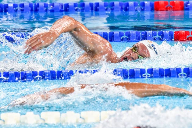 NATATION : Championnat d europe de natation 2026 - PARIS - 16 08 2026 Leon Marchand (FRA) Saint DenisFrance  Copyright: xBaptistexAutissierx