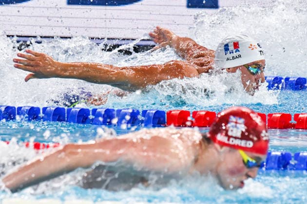 NATATION : Championnat d europe de natation 2026 - PARIS - 16 08 2026 Amaury Albar (FRA) Saint DenisFrance  Copyright: xBaptistexAutissierx