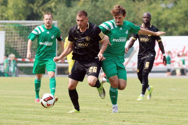 16.08.2026, xrekx, Fussball Testspiel, SV Auersmacher - SV Elversberg v.l. Luca Sirch (SV Elversberg) (DFL DFB REGULATIONS PROHIBIT ANY USE OF PHOTOGRAPHS as IMAGE SEQUENCES and or QUASI-VIDEO) Auersmacher *** August 16, 2026, xrekx, Soccer Friendly Match, SV Auersmacher vs. SV Elversberg, Luca Sirch, SV Elversberg. DFL and DFB regulations prohibit any use of photographs as image sequences and or quasi-video. Auersmacher