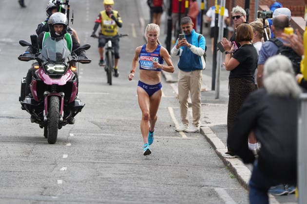 Birmingham , Leichtathletik, Athletics, Track and Field, EAA, Leichtathletik EM Birmingham 2026 European Championships birmingham 2026 , 10.08-16.08.2026, Alexander Stadium Birmingham, Grossbritannien , Marathon Frauen , Marathon Women Final, Elisa Vainio Finland FIN Copyright Gladys Chai von der Laage *** Birmingham, Track and Field, Athletics, EAA, 2026 European Athletics Championships in Birmingham, August 10–16, 2026, Alexander Stadium, Birmingham, Great Britain, Women’s Marathon, Women’s Marathon Final, Elisa Vainio, Finland (FIN), Copyright Gladys Chai von der Laage