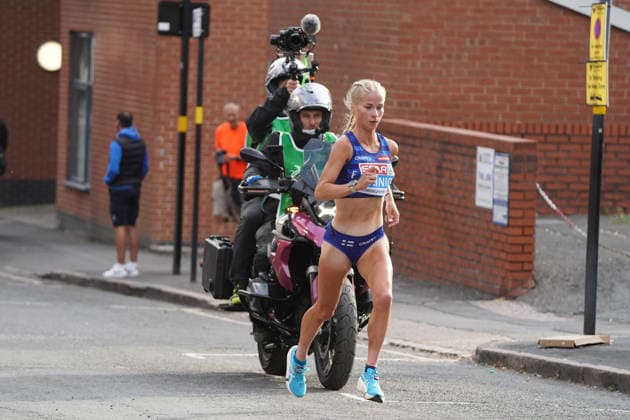 Birmingham , Leichtathletik, Athletics, Track and Field, EAA, Leichtathletik EM Birmingham 2026 European Championships birmingham 2026 , 10.08-16.08.2026, Alexander Stadium Birmingham, Grossbritannien , Marathon Frauen , Marathon Women Final, Elisa Vainio Finland FIN Copyright Gladys Chai von der Laage *** Birmingham, Track and Field, Athletics, EAA, 2026 European Athletics Championships in Birmingham, August 10–16, 2026, Alexander Stadium, Birmingham, Great Britain, Women’s Marathon, Women’s Marathon Final, Elisa Vainio, Finland (FIN), Copyright Gladys Chai von der Laage