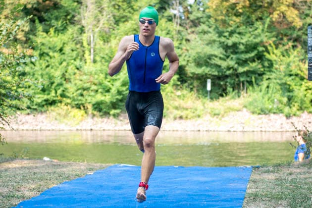 Deutsche Meisterschaften im Swim & Run 2026 Deutschland, Halle Saale 16.August 2026 Im Bild:Malte Deters (MRRC München) Halle Saale Peissnitz Ziegelwiese Sachsen Anhalt Deutschland *** 2026 German Swim Run Championships, Halle an der Saale, Germany, August 16, 2026. Pictured: Malte Deters, MRRC Munich, Halle an der Saale, Peissnitz, Ziegelwiese, Saxony-Anhalt, Germany