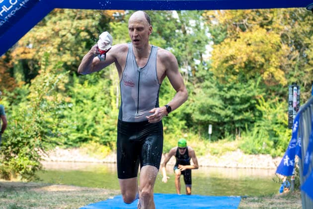 Deutsche Meisterschaften im Swim & Run 2026 Deutschland, Halle Saale 16.August 2026 Im Bild:Christian Pfeiffer (Triathlonverein Dresden) Halle Saale Peissnitz Ziegelwiese Sachsen Anhalt Deutschland *** 2026 German Swim Run Championships, Halle an der Saale, Germany, August 16, 2026. Pictured: Christian Pfeiffer, Dresden Triathlon Club, Halle an der Saale, Peissnitz, Ziegelwiese, Saxony-Anhalt, Germany