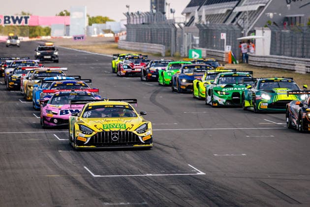 DTM, 11. + 12. Rennen Nürburgring 2026 48 Mercedes-AMG GT3 EVO, Winward Racing: Jules Gounon, 14 Ferrari 296 GT3 EVO, EMIL FREY RACING: Matteo Cairoli - picture by Gruppe C Photography Nürburgring Germany Copyright: xGruppexCxPhotographyx