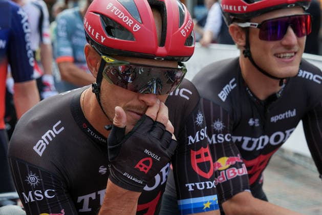 Deutschland: Hamburg - Buxtehude: ADAC Cyclassics 2026 (1.UWT), UCI Worldtour, Männer Elite, Eintages Radrennen: Matteo Trentin, Tudor Pro Cycling Team (PRT) *** Germany, Hamburg, Buxtehude, ADAC Cyclassics 2026, 1 UWT, UCI World Tour, Men s Elite, One-Day Cycling Race, Matteo Trentin, Tudor Pro Cycling Team (PRT) Copyright: xStefanxTrochax
