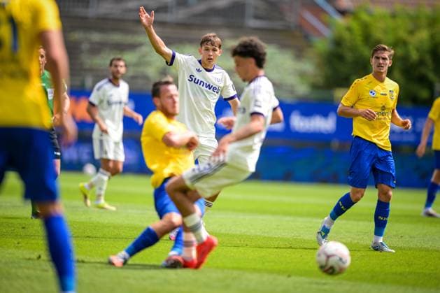 Anderlecht s Danylo Sikan pictured during a soccer match between SK Beveren and Royal Sporting Club Anderlecht, Sunday 16 August 2026 in Beveren, on day 2 of the 2026-2027 Jupiler Pro League first division of the Belgian championship. DAVIDxPINTENS  x183518774x