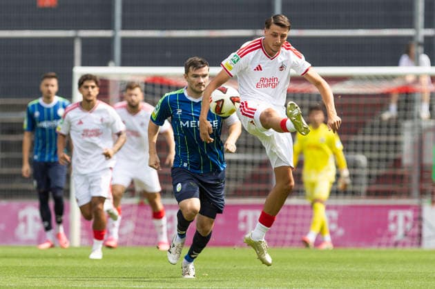 Regionalliga West: 1. FC Köln U21, U 21 - FC Gütersloh, 16.08.2026 Malek El Mala (1. FC Köln U21, 7). Regionalliga West, 1. FC Köln U21 - FC Gütersloh, 3. Spieltag, am 16.08.2026, Franz-Kremer-Stadion, Köln *** Regionalliga West: 1. FC Köln U21 vs. FC Gütersloh, August 16, 2026; Malek El Mala, 1. FC Köln U21, 7th in Regionalliga West, 1 FC Cologne U21 vs. FC Gütersloh, Matchday 3, on August 16, 2026, Franz Kremer Stadium, Cologne Copyright: xBEAUTIFULxSPORTS Meuselx