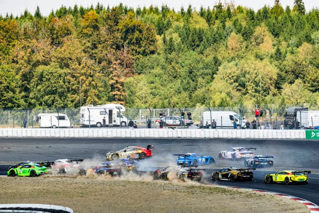 DTM, 11. + 12. Rennen Nürburgring 2026 90 Porsche 911 GT3 R (992), Manthey: Ricardo Feller, 29 Porsche 911 GT3 R (992), Land Motorsport: Bastian Buus, 3 BMW M4 GT3 Evo, Schubert Motorsport: Kelvin van der Linde, 64 Ford Mustang GT3, HRT Ford Racing: Finn Wiebelhaus, 22 Mercedes-AMG GT3 EVO, Landgraf Motorsport: Lucas Auer - picture by Gruppe C Photography Nürburgring Nürburgring Rheinland-Pfalz Germany Copyright: xGruppexCxPhotographyx