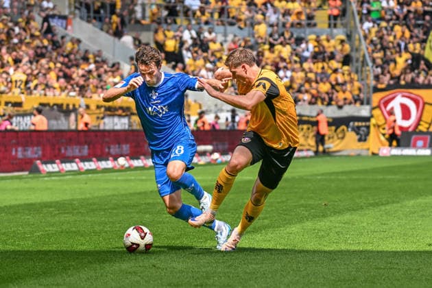 Fußball I Herren I Saison 2026-2027 I 2. Bundesliga I 2. Spieltag I SG Dynamo Dresden - SV Darmstadt 98 I 16.08.2026 Zweikampf Christopher Lannert (28, SV Darmstadt 98), Alexander Rossipal (19, SG Dynamo Dresden) Dresden Rudolf-Harbig-Stadion (Lennestr. 12) Sachsen Deutschland *** Soccer I Men s I 2026–2027 Season I 2. Bundesliga I Matchday 2 I SG Dynamo Dresden vs. SV Darmstadt 98 I August 16, 2026, Tackle: Christopher Lannert (28), SV Darmstadt 98, Alexander Rossipal (19), SG Dynamo Dresden, Rudolf Harbig Stadium, Lennestr. 12, Saxony, Germany Copyright: xLobeca InesxHähnelx