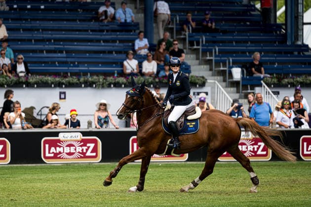 260816 Amanda Staam of Sweden with horse Corpoubetcompete in the Eventing Show Jumping Final during day 6 of the 2026 FEI World Championships on August 16, 2026 in Aachen. Photo: Emma Wallskog BILDBYRAN kod EW EW0687 ridsport equestrian rid-vm 2026 2026 fei world championships bbeng ridsport-vm fälttävlan eventing dressage dressyr sverige *** August 16, 2026: Amanda Staam of Sweden, riding Corpoubet, competes in the Eventing Show Jumping Final on Day 6 of the 2026 FEI World Championships in Aachen. 2026 in Aachen. Photo by Emma Wallskog, BILDBYRAN, code EW EW0687. equestrian sports, riding, 2026 World Championships, 2026 FEI World Championships, BBENG, equestrian sports, World Championships, eventing, dressage, Sweden  Copyright: EMMAxWALLSKOG BB260816EW013