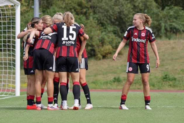 16.08.2026, xgrfx, Fussball Testspiel Frauen , OL Lyonnes - Eintracht Frankfurt v.l. Tor, Larissa Mühlhaus zum 0:1 (Eintracht Frankfurt) (DFL DFB REGULATIONS PROHIBIT ANY USE OF PHOTOGRAPHS as IMAGE SEQUENCES and or QUASI-VIDEO) Herzogenaurach *** August 16, 2026, xgrfx, Women s Soccer Friendly, OL Lyonnes vs. Eintracht Frankfurt, Goal, Larissa Mühlhaus on 0–1 Eintracht Frankfurt DFL DFB REGULATIONS PROHIBIT ANY USE OF PHOTOGRAPHS AS IMAGE SEQUENCES AND OR QUASI-VIDEO Herzogenaurach
