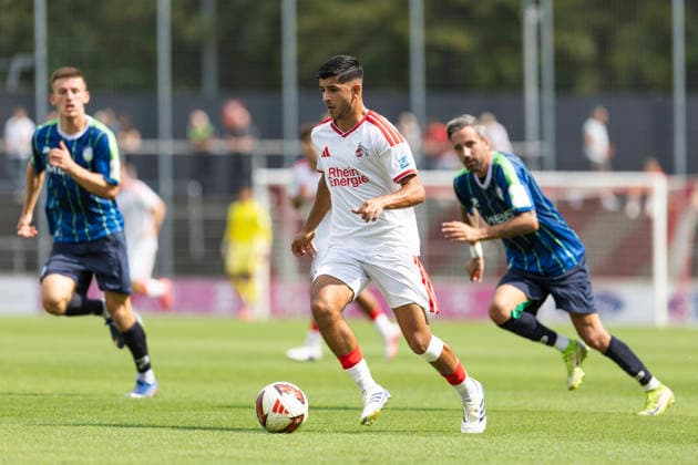 Regionalliga West: 1. FC Köln U21, U 21 - FC Gütersloh, 16.08.2026 Kian Hekmat (1. FC Köln U21, 18). Regionalliga West, 1. FC Köln U21 - FC Gütersloh, 3. Spieltag, am 16.08.2026, Franz-Kremer-Stadion, Köln *** Regionalliga West: 1. FC Köln U21 vs. FC Gütersloh, August 16, 2026; Kian Hekmat, 1. FC Köln U21, 18th Regionalliga West, 1 FC Cologne U21 vs. FC Gütersloh, Matchday 3, on August 16, 2026, Franz Kremer Stadium, Cologne Copyright: xBEAUTIFULxSPORTS Meuselx