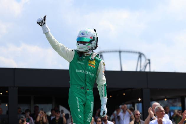 Nürburg, Deutschland 15.- 16. August 2026: DTM - 2026 - Nürburgring - Rennen 2 Sonntag Im Bild: Marco Wittmann (GER 11) jubelt über seinen Sieg im Parc Ferme Nürburgring Rheinland-Pfalz *** Nürburg, Germany, August 15–16, 2026; 2026 DTM Nürburgring Race 2, Sunday; Pictured: Marco Wittmann (GER 11) celebrates his victory in the Parc Ferme at the Nürburgring, Rhineland-Palatinate Copyright: xFotostandx xFWMEDIAx