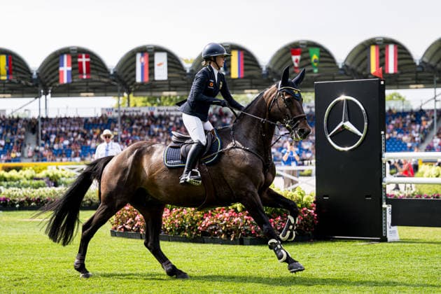 260816 Frida Andersen of Sweden with horse Box Leo compete in the Eventing Show Jumping Final during day 6 of the 2026 FEI World Championships on August 16, 2026 in Aachen. Photo: Emma Wallskog BILDBYRAN kod EW EW0687 ridsport equestrian rid-vm 2026 2026 fei world championships bbeng ridsport-vm fälttävlan eventing sverige *** August 16, 2026: Frida Andersen of Sweden, riding Box Leo, competes in the Eventing Show Jumping Final on Day 6 of the 2026 FEI World Championships in Aachen. 2026 in Aachen. Photo by Emma Wallskog, BILDBYRAN, code EW EW0687. equestrian sports, riding, 2026 World Championships, 2026 FEI World Championships, BBENG, equestrian sports, World Championships, eventing, Sweden  Copyright: EMMAxWALLSKOG BB260816EW033