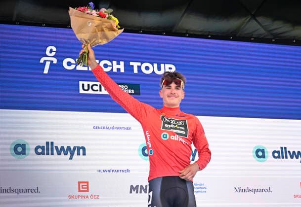 Czech Tour cycling race, Stage 4, in Prostredni Becva, Czech Republic, on August 16, 2026. The best Czech Vaclav Jezek from the Kasper crypto4me team. (CTKxPhoto DaliborxGluck) CTKPhotoP2026081603540  CTKPhotoP2026081603540