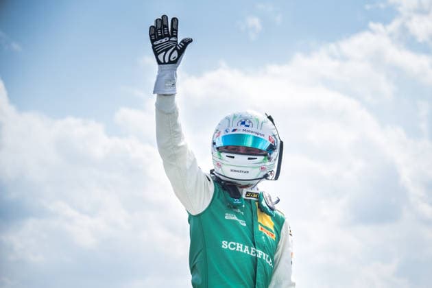 Sport Bilder des Tages 16.08.2026, GER, Motorsport, ADAC DTM, Saison 2026, Nürburgring Marco Wittmann ( Deutschland, Schubert Motorsport, BMW M4 GT3 Evo, 11 ) jubelt im Parc Ferme über den Sieg beim Sonntagsrennen DTM am NuÌˆrburgring Nürburg Nürburgring Rheinland-Pfalz Deutschland *** August 16, 2026, GER, Motorsports, ADAC DTM, 2026 Season, Nürburgring, Marco Wittmann, Germany, Schubert Motorsport, BMW M4 GT3 Evo, No. 11 celebrates his victory in Sunday’s DTM race at the Nürburgring in Nürburg, Rhineland-Palatinate, Germany Copyright: xnordphotoxGmbHx xKnabx