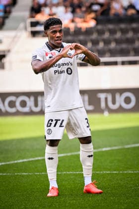 LUGANO, SWITZERLAND - AUGUST 16: Dereck Moncada of Lugano celebrates his goal during the Swiss Cup match between Vedeggio Calcio and FC Lugano at AIL Arena on August 16, 2026 in Lugano, Switzerland. Lugano AIL Arena Ticino Switzerland *** LUGANO, SWITZERLAND, AUGUST 16 — Dereck Moncada of Lugano celebrates his goal during the Swiss Cup match between Vedeggio Calcio and FC Lugano at AIL Arena on August 16, 2026, in Lugano, Switzerland. Lugano, AIL Arena, Ticino, Switzerland Copyright: xJustPictures.ch AndreaxBrancax jp-en-EuSpIm-AB_16082026_4180