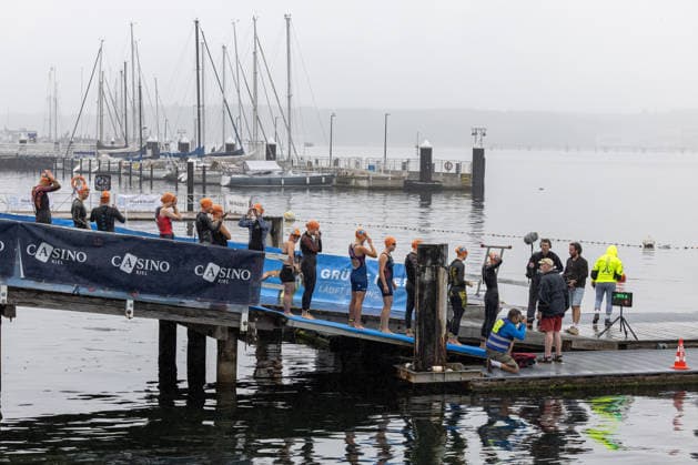 16.08.2026 USC Kiel 37. KN Förde Triathlon 2026 Sprinttriathlon Gruppe 1 (alle Frauen) Schwimmen Kiel Reventlouwiese Schleswig Holstein Deutschland *** August 16, 2026 USC Kiel 37 KN Förde Triathlon 2026 Sprint Triathlon Group 1 All Women Swimming Kiel Reventlouwiese Schleswig-Holstein Germany