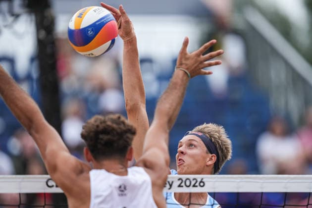 260816 Jonatan Hellvig of Sweden during the Beach volleyball, Beachvolleyball European Championship, EM, Europameisterschaft final on August 16, 2026 in Stare Jablonki. Photo: Aleksandra Szmigiel BILDBYRAN COP 291 AZ0007 bbeng beachvolleyboll beach volleyball sandvolleyball em cev eurobeachvolley 2026 beachvolleyboll-em beach volleyball european championship final sverige sweden *** August 16, 2026: Jonatan Hellvig of Sweden during the Beach Volleyball European Championship final on August 16, 2026 in Stare Jablonki. Photo by Aleksandra Szmigiel. BILDBYRAN COP 291 AZ0007 bbeng beachvolleyboll beach volleyball sandvolleyball em cev eurobeachvolley 2026 beachvolleyboll em beach volleyball european championship final sverige sweden  Copyright: ALEKSANDRAxSZMIGIEL BB260816BB319