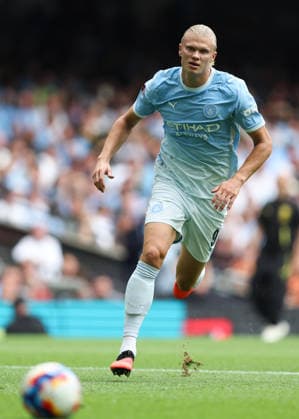 Community Shield 2026 16 August 2026, Cardiff - Community Shield 2026 Football - Arsenal v Manchester City - Erling Haaland of Manchester City - Photo: Charlotte Wilson Offside. Cardiff UK *** Community Shield 2026 16. August 2026, Cardiff Community Shield 2026 Fußball Arsenal gegen Manchester City Erling Haaland von Manchester City Foto: Charlotte Wilson Abseits Cardiff, Großbritannien  Copyright: xCharlottexWilsonx xOffsidexOffside