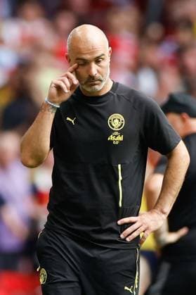 Manager Enzo Maresca shows dejection after Arsenal s third goal Arsenal v Manchester City, FA Community Shield, Principality Stadium, Cardiff, UK - 16 Aug 2026Cardiff Principality Stadium United Kingdom EDITORIAL USE ONLY No use with unauthorised audio, video, data, fixture lists, club league logos or live services. Online in-match use limited to 120 images, no video emulation. No use in betting, games or single club league player publications.  Copyright: xMattxImpey Shutterstockx 17096419bi