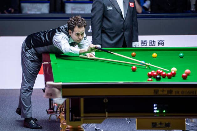 (260816) -- TAIYUAN, Aug. 16, 2026 -- Noppon Saengkham competes during the final match between Mark Selby of England and Noppon Saengkham of Thailand at China Open 2026 snooker tournament in Taiyuan, north China s Shanxi Province, Aug. 16, 2026. ) (SP)CHINA-TAIYUAN-SNOOKER-CHINA OPEN-FINAL CaoxYang 