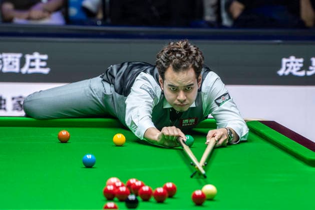 Sport Bilder des Tages (260816) -- TAIYUAN, Aug. 16, 2026 -- Noppon Saengkham competes during the final match between Mark Selby of England and Noppon Saengkham of Thailand at China Open 2026 snooker tournament in Taiyuan, north China s Shanxi Province, Aug. 16, 2026. ) (SP)CHINA-TAIYUAN-SNOOKER-CHINA OPEN-FINAL CaoxYang 