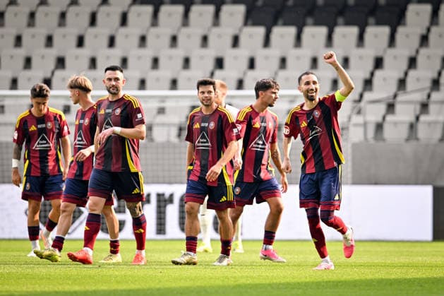 LUGANO, SWITZERLAND - AUGUST 16: Armia Ahmari of Vedeggio R) celebrates his goal during the Swiss Cup match between Vedeggio Calcio and FC Lugano at AIL Arena on August 16, 2026 in Lugano, Switzerland. Lugano AIL Arena Ticino Switzerland *** LUGANO, SWITZERLAND, AUGUST 16 — Armia Ahmari of Vedeggio R celebrates his goal during the Swiss Cup match between Vedeggio Calcio and FC Lugano at AIL Arena on August 16, 2026, in Lugano, Switzerland. Lugano, AIL Arena, Ticino, Switzerland Copyright: xJustPictures.ch AndreaxBrancax jp-en-EuSpIm-AB_16082026_4988